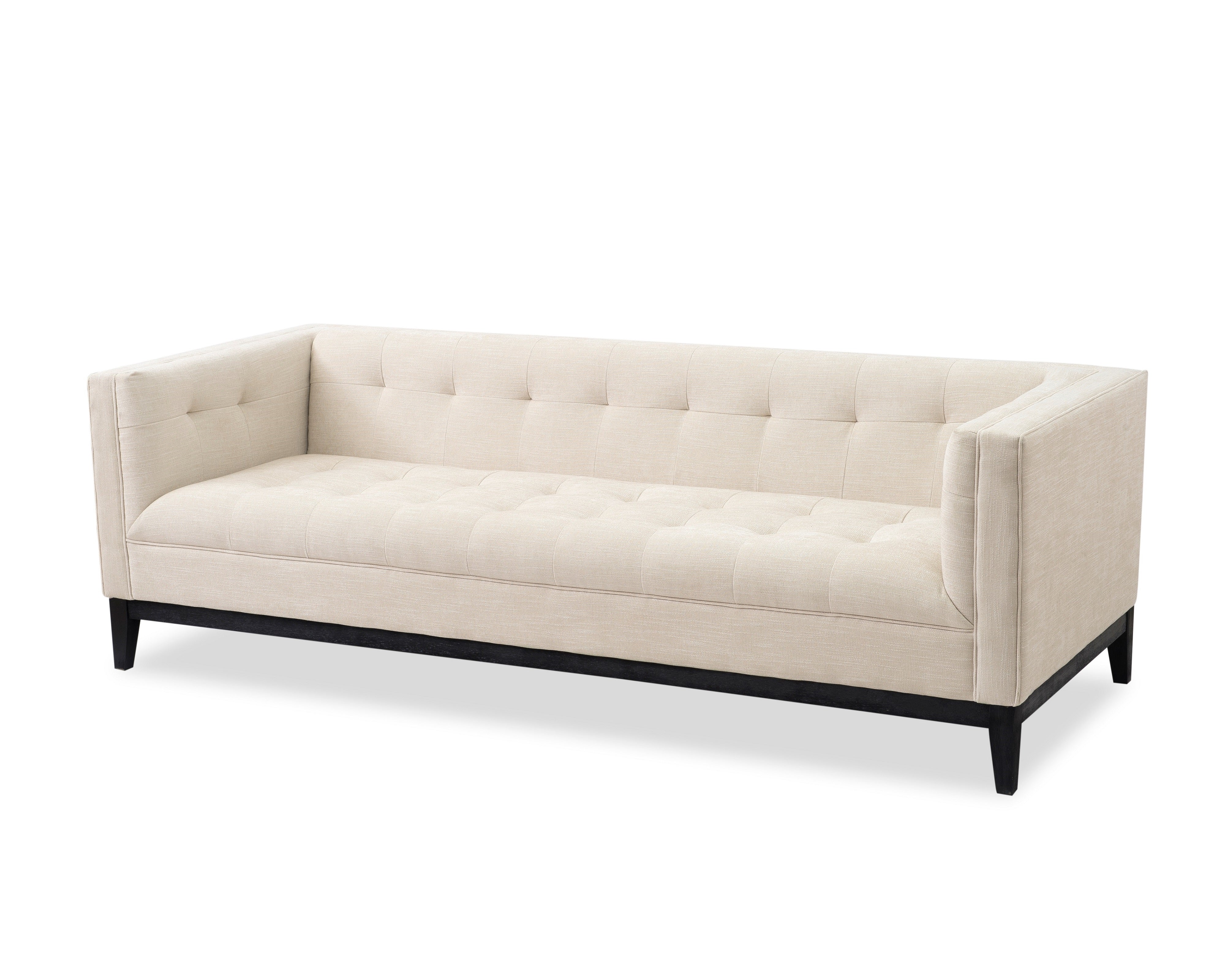 Joel 3 Seater Sofa  -  Beige Chenille