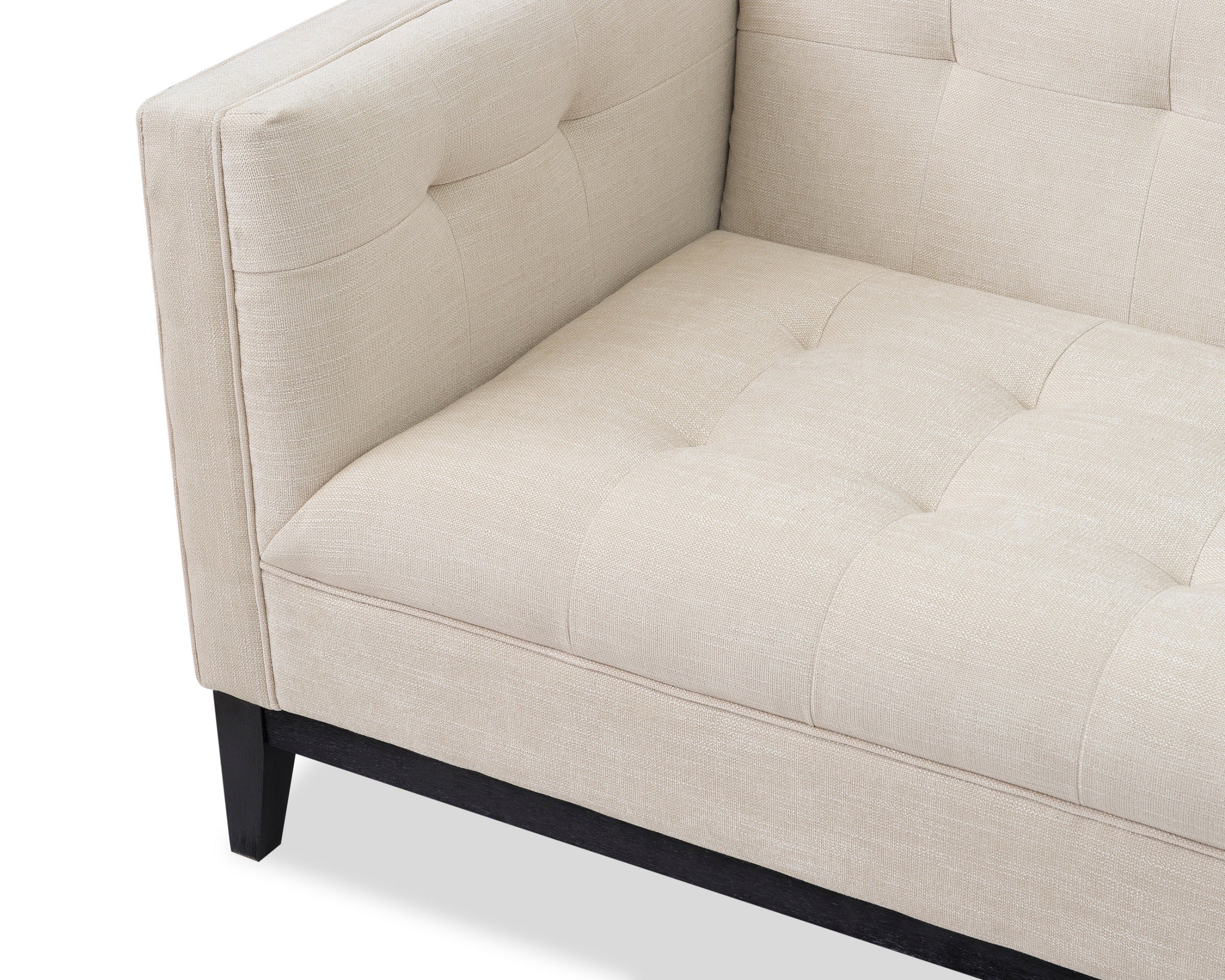 Joel 3 Seater Sofa  -  Beige Chenille