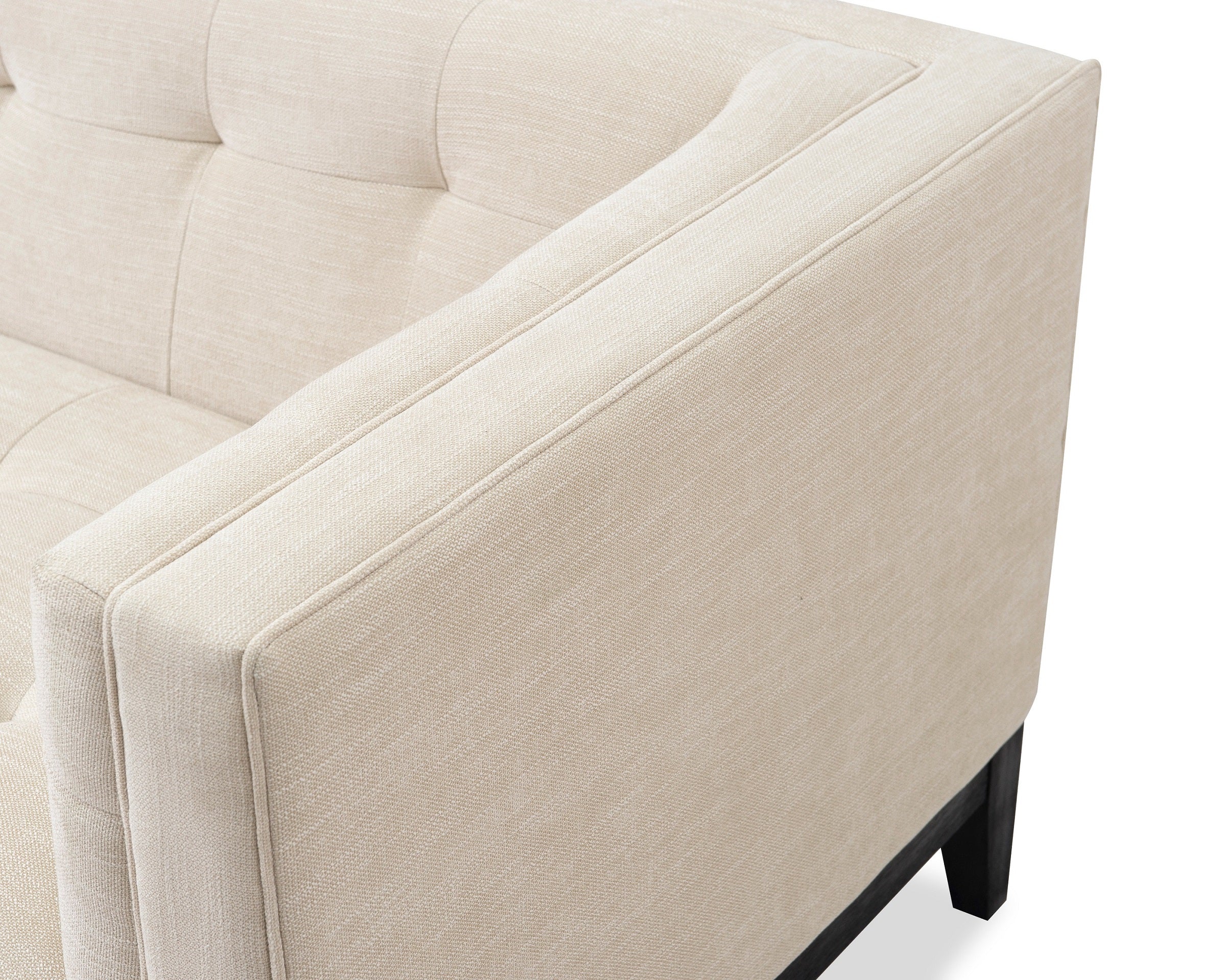 Joel 3 Seater Sofa  -  Beige Chenille