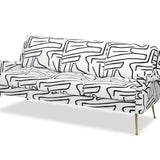 Lidmar Sofa  -  Zebra Black & White