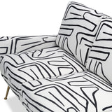 Lidmar Sofa  -  Zebra Black & White