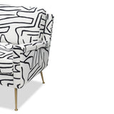 Lidmar Sofa  -  Zebra Black & White