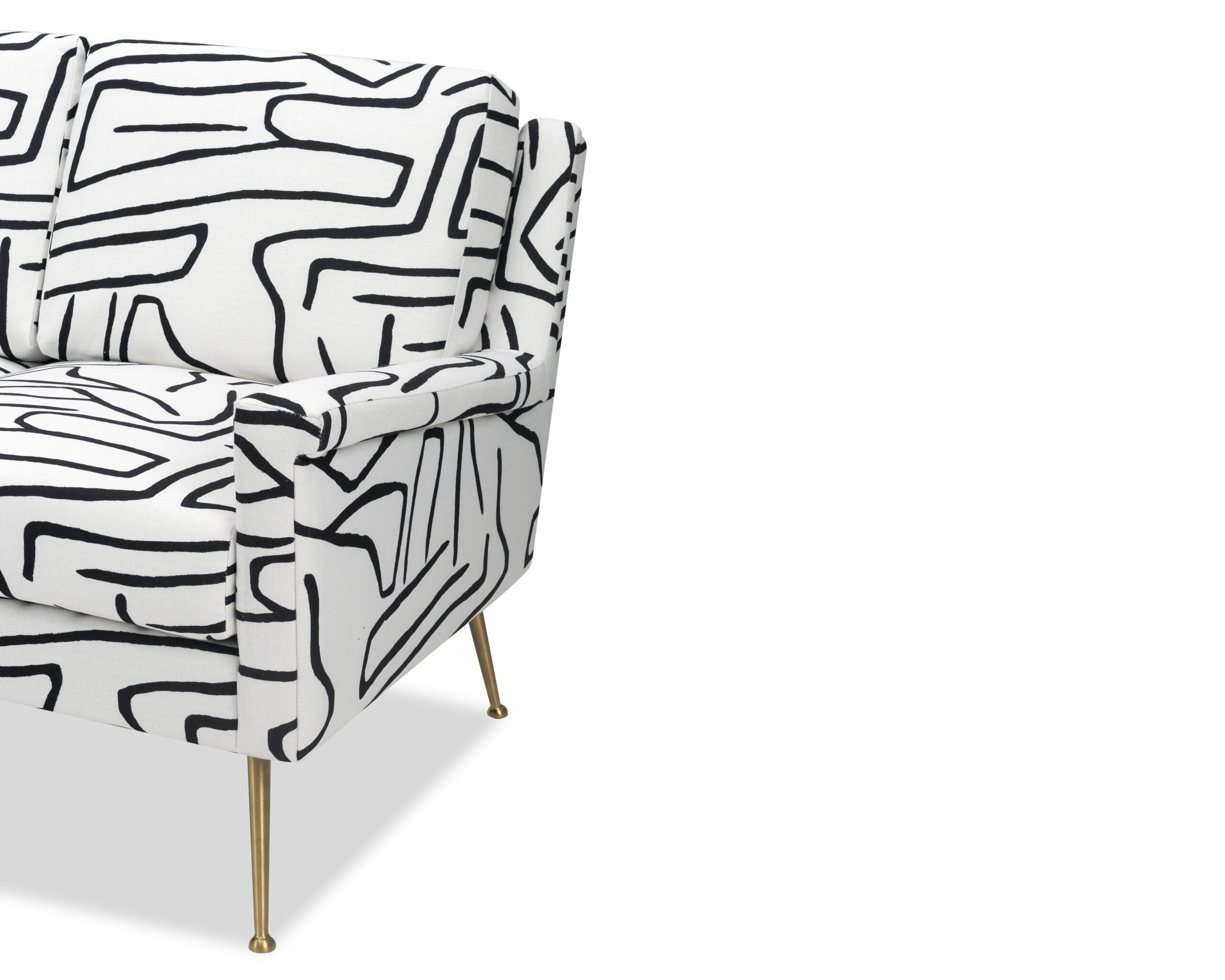 Lidmar Sofa  -  Zebra Black & White