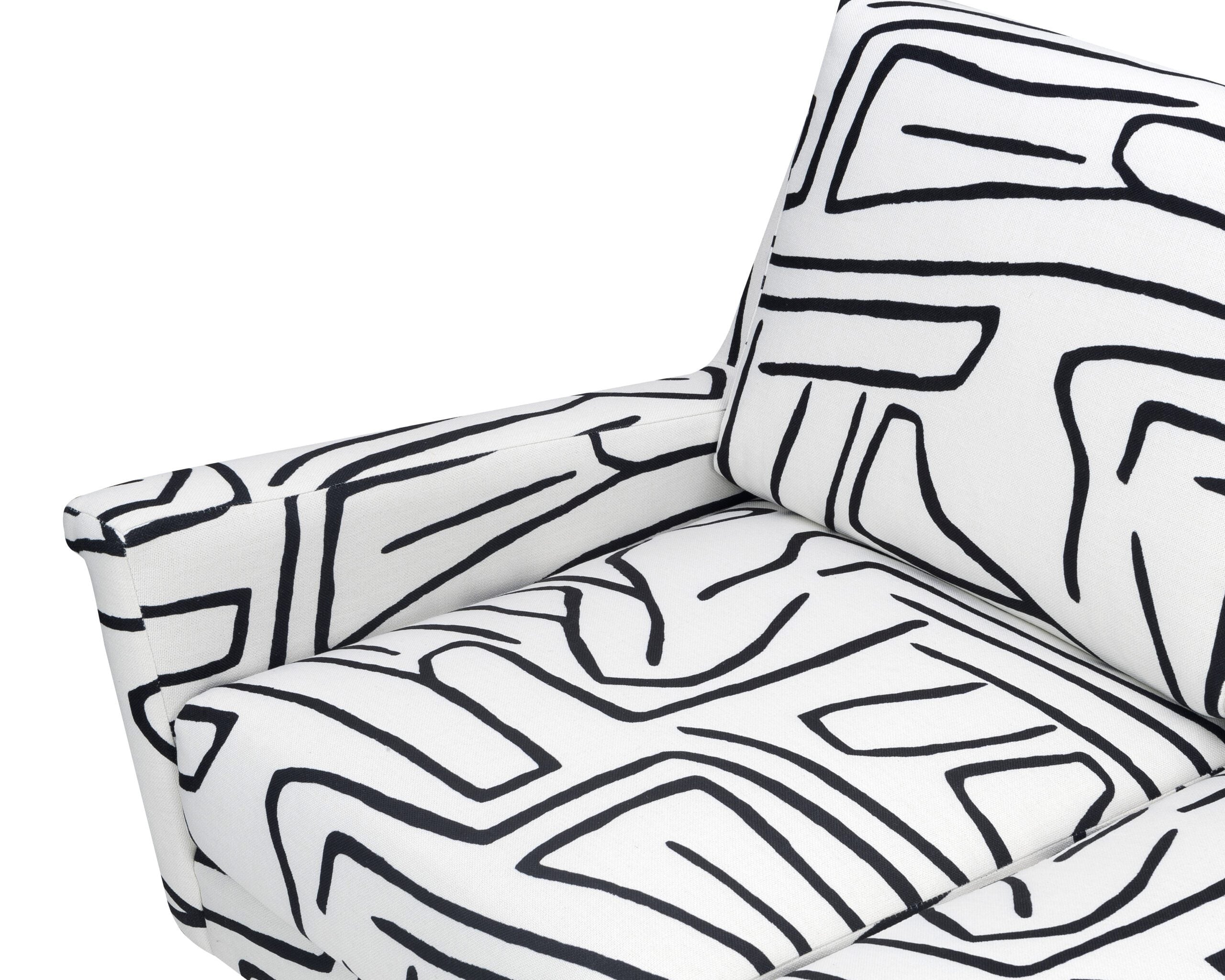 Lidmar Sofa  -  Zebra Black & White