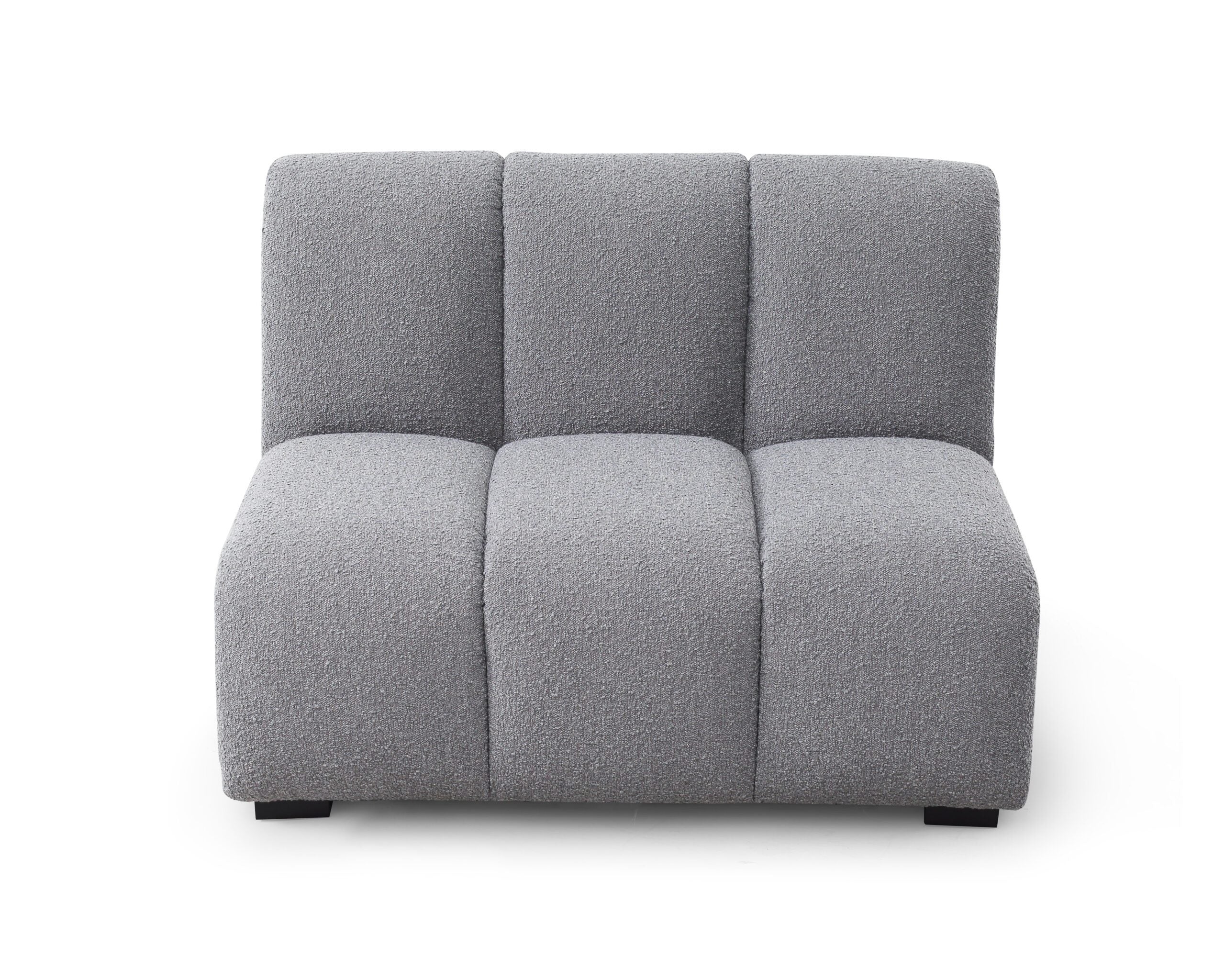 Ralph Sofa Single Unit  -  Boucle Graphic Grey