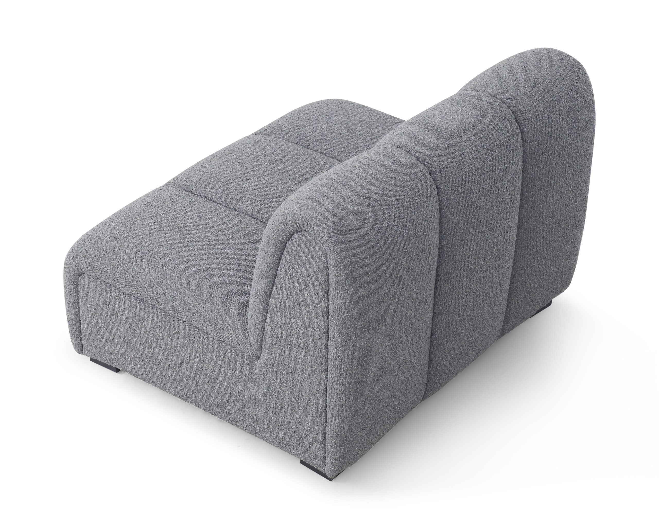 Ralph Sofa Single Unit  -  Boucle Graphic Grey