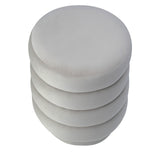 Lou Stool  -  Limestone Velvet