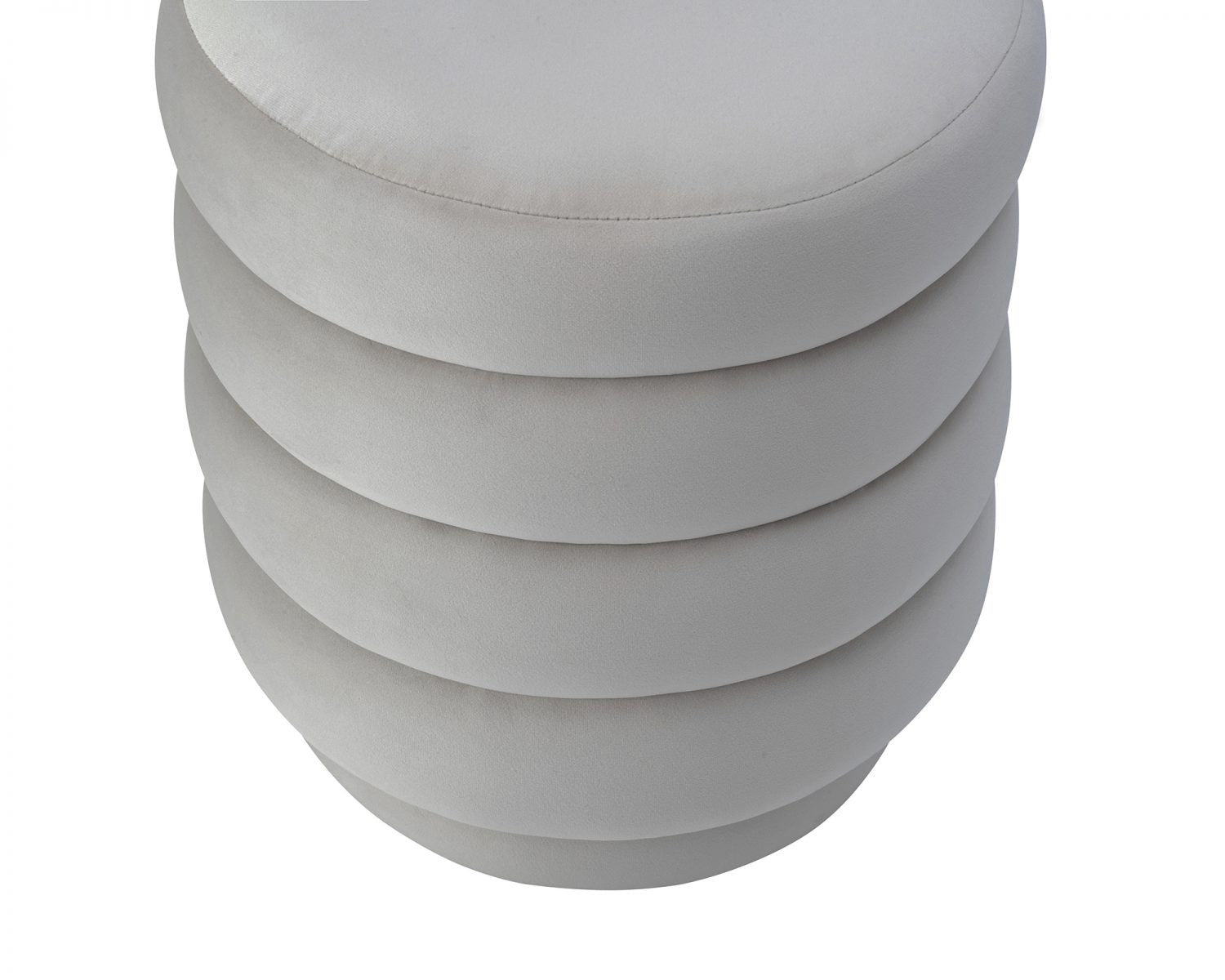 Lou Stool  -  Limestone Velvet