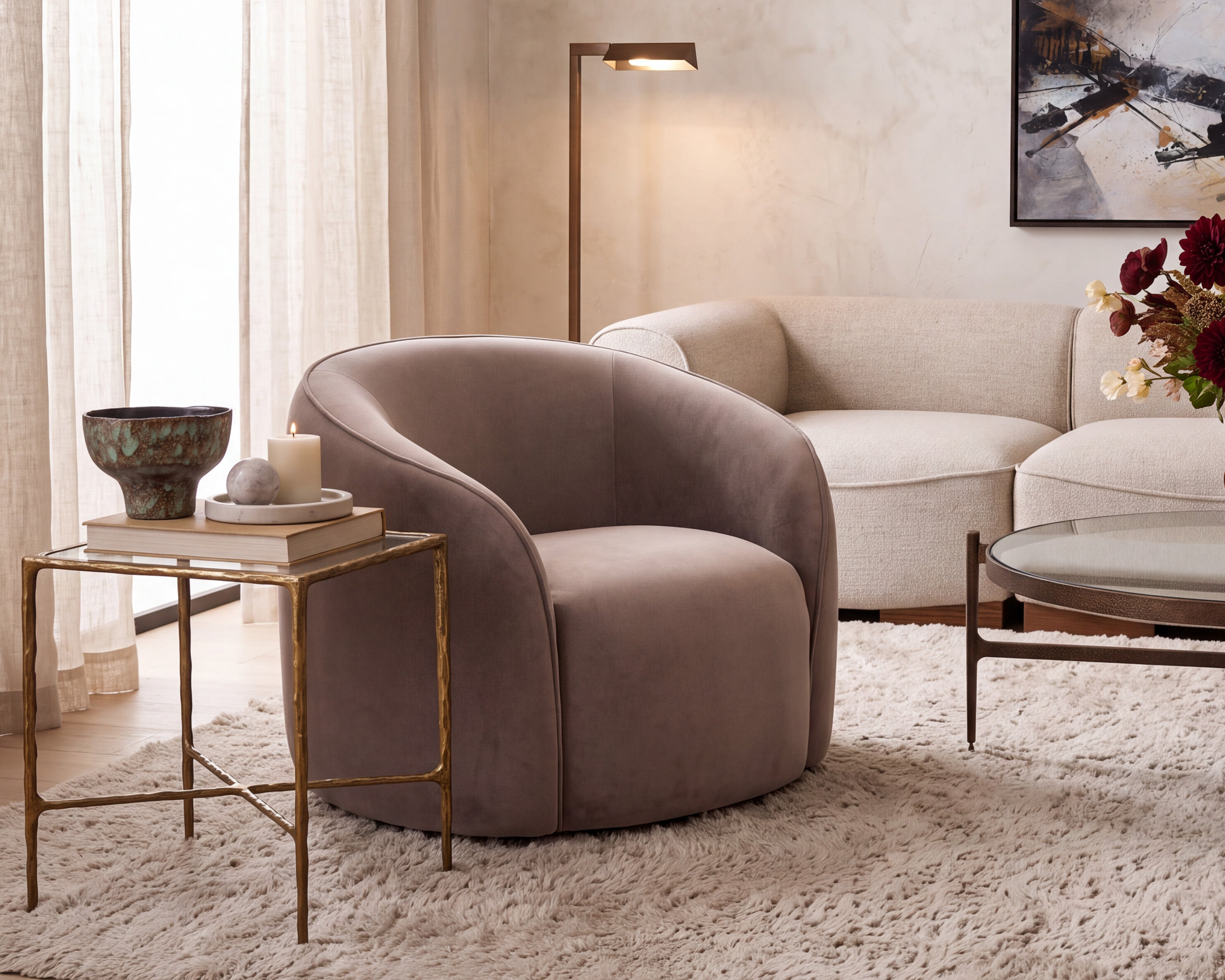 Liang & Eimil Polta Occasional Chair (CRIB 5) – Melbourne Mink