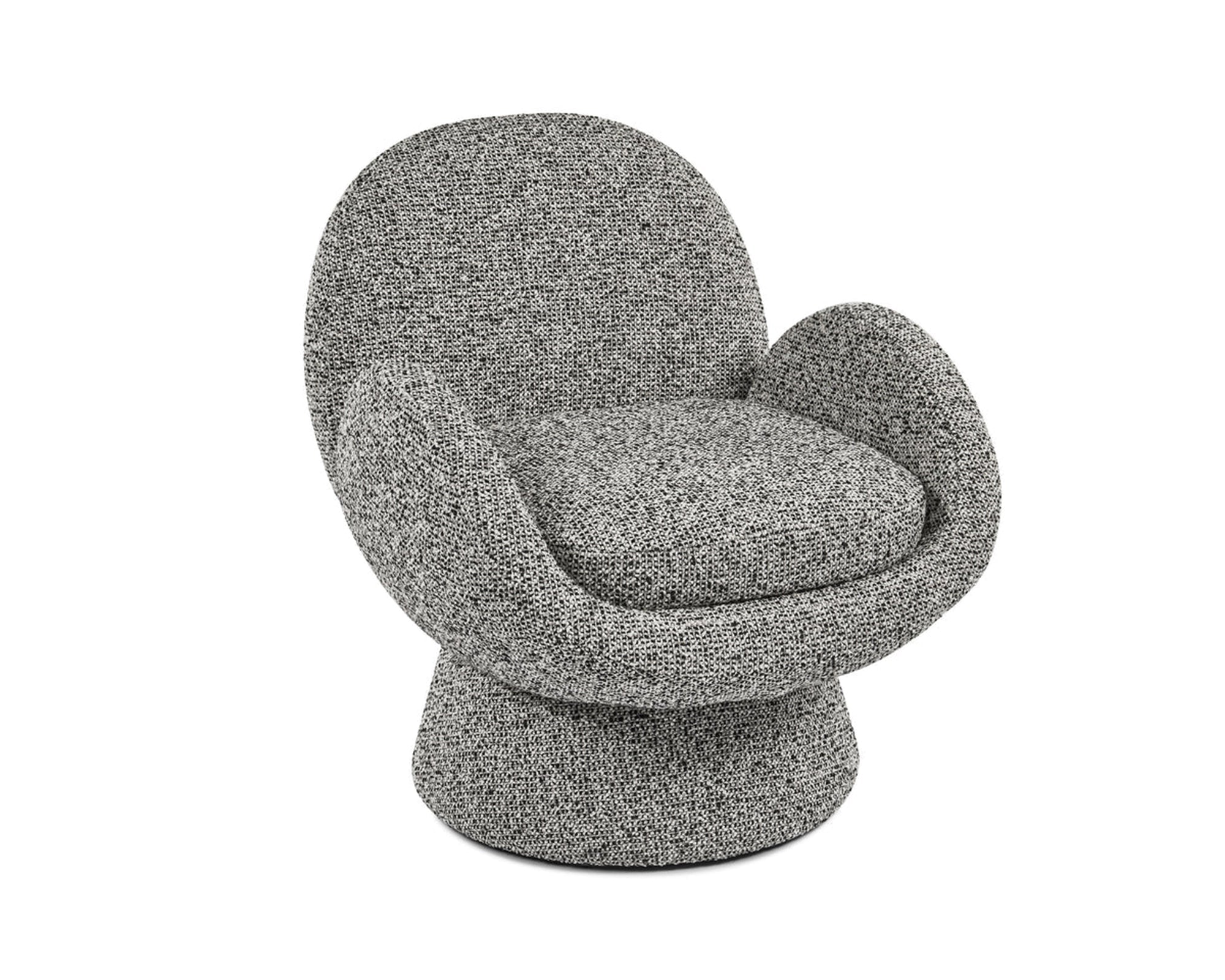 Liang & Eimil Arles Occasional Swivel Chair (CRIB 5) – Dexter Sparkle Stone