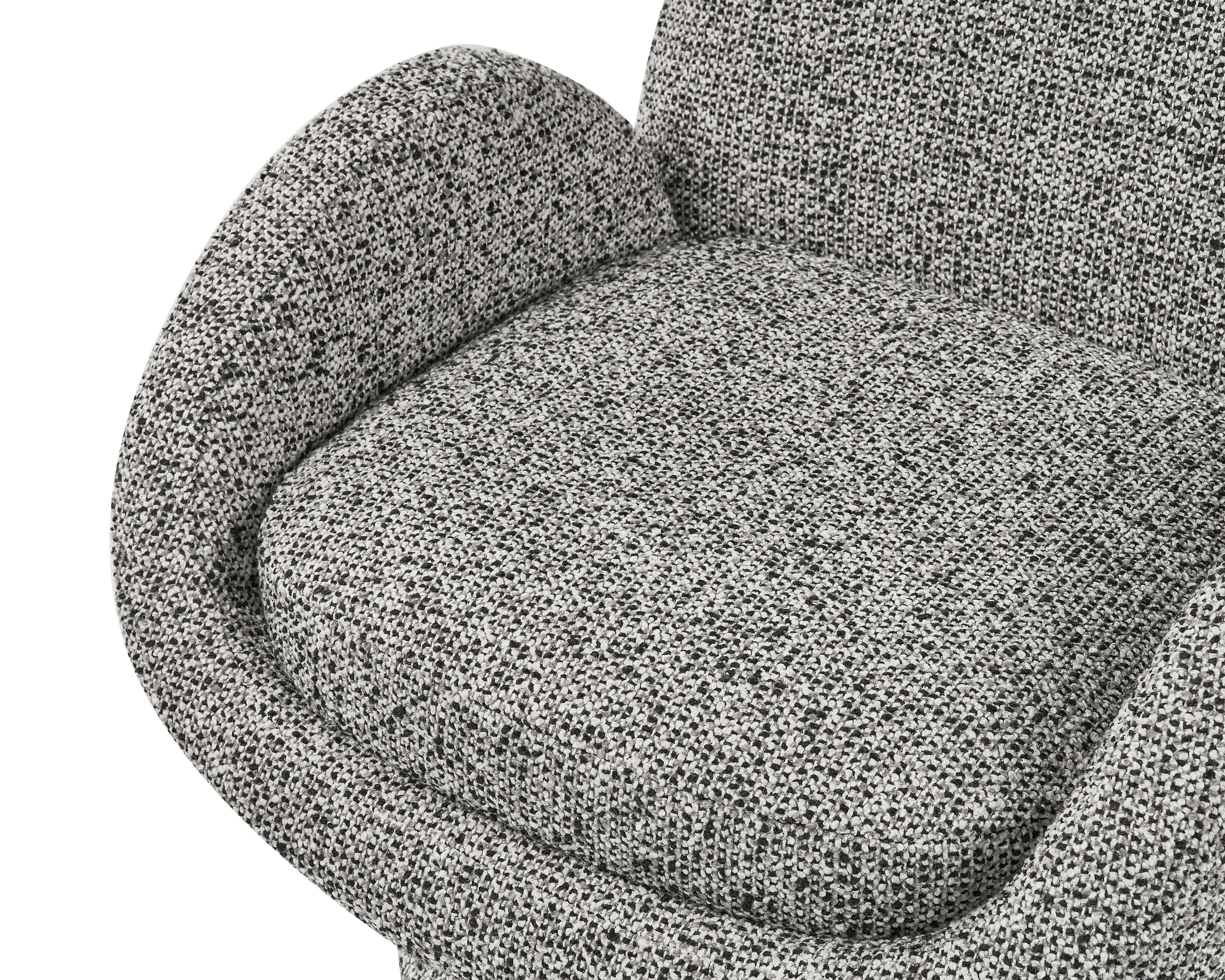 Liang & Eimil Arles Occasional Swivel Chair (CRIB 5) – Dexter Sparkle Stone