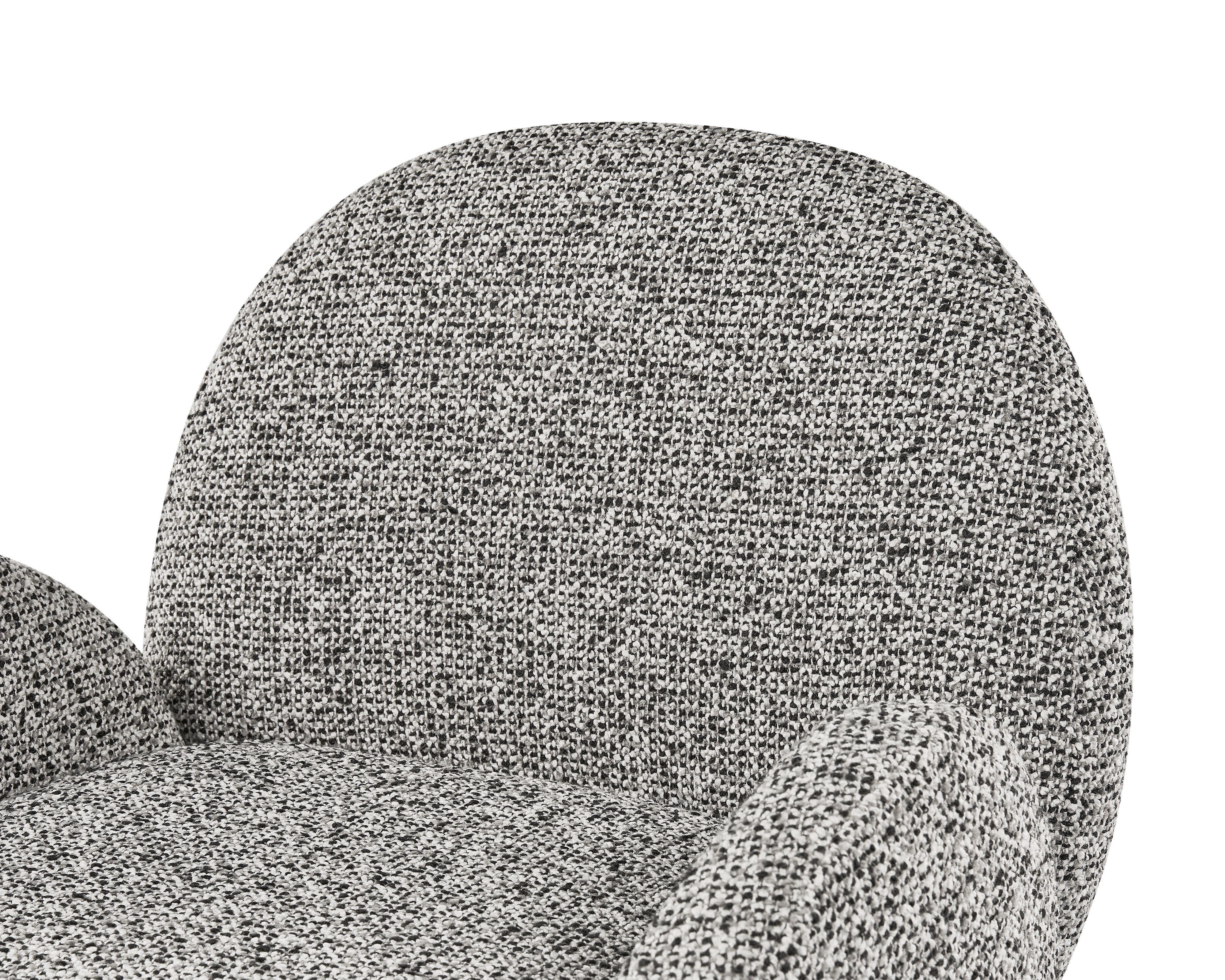 Liang & Eimil Arles Occasional Swivel Chair (CRIB 5) – Dexter Sparkle Stone
