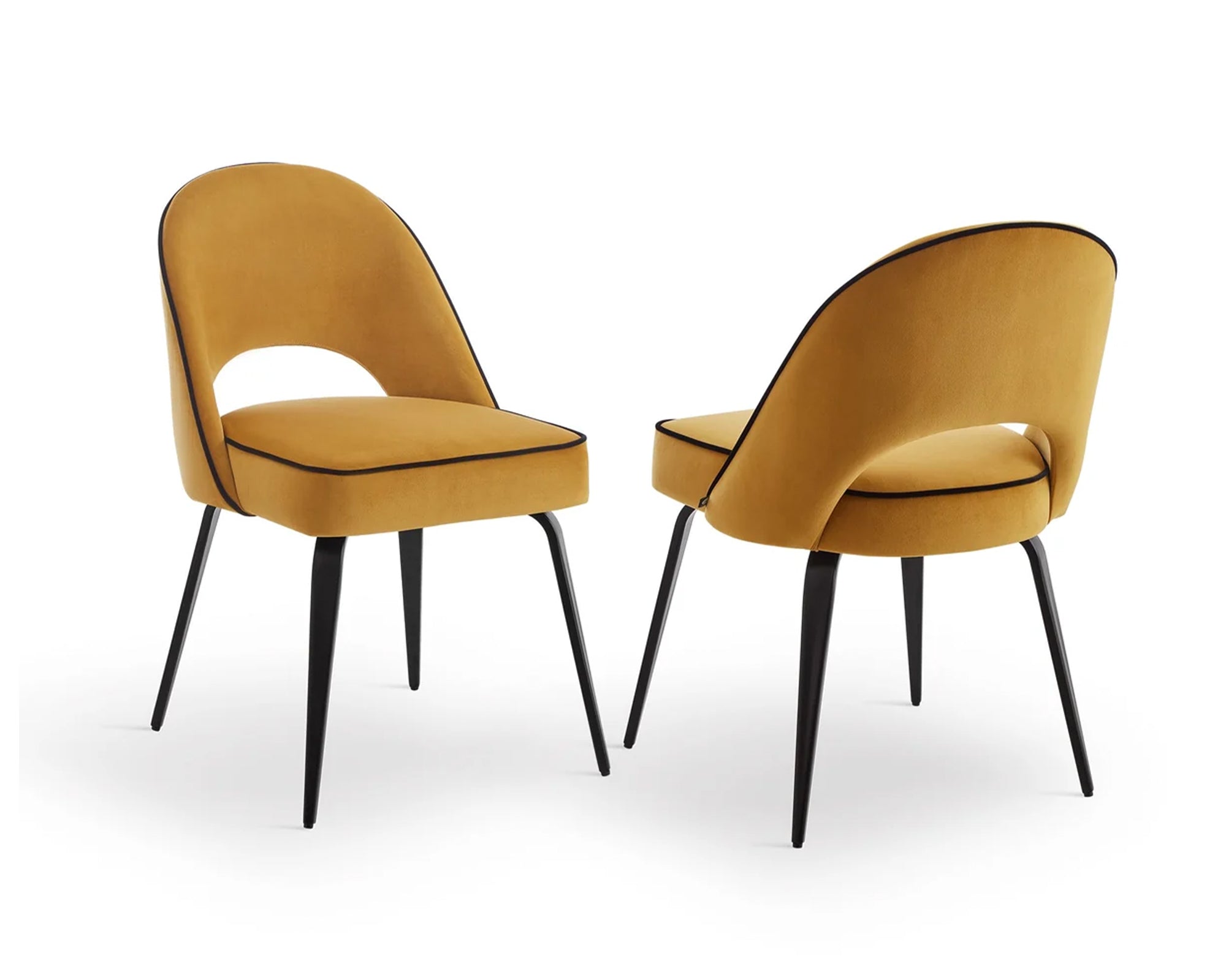 Liang & Eimil Yves Dining Chair (CRIB 5) – Megan Mustard – Set of 2