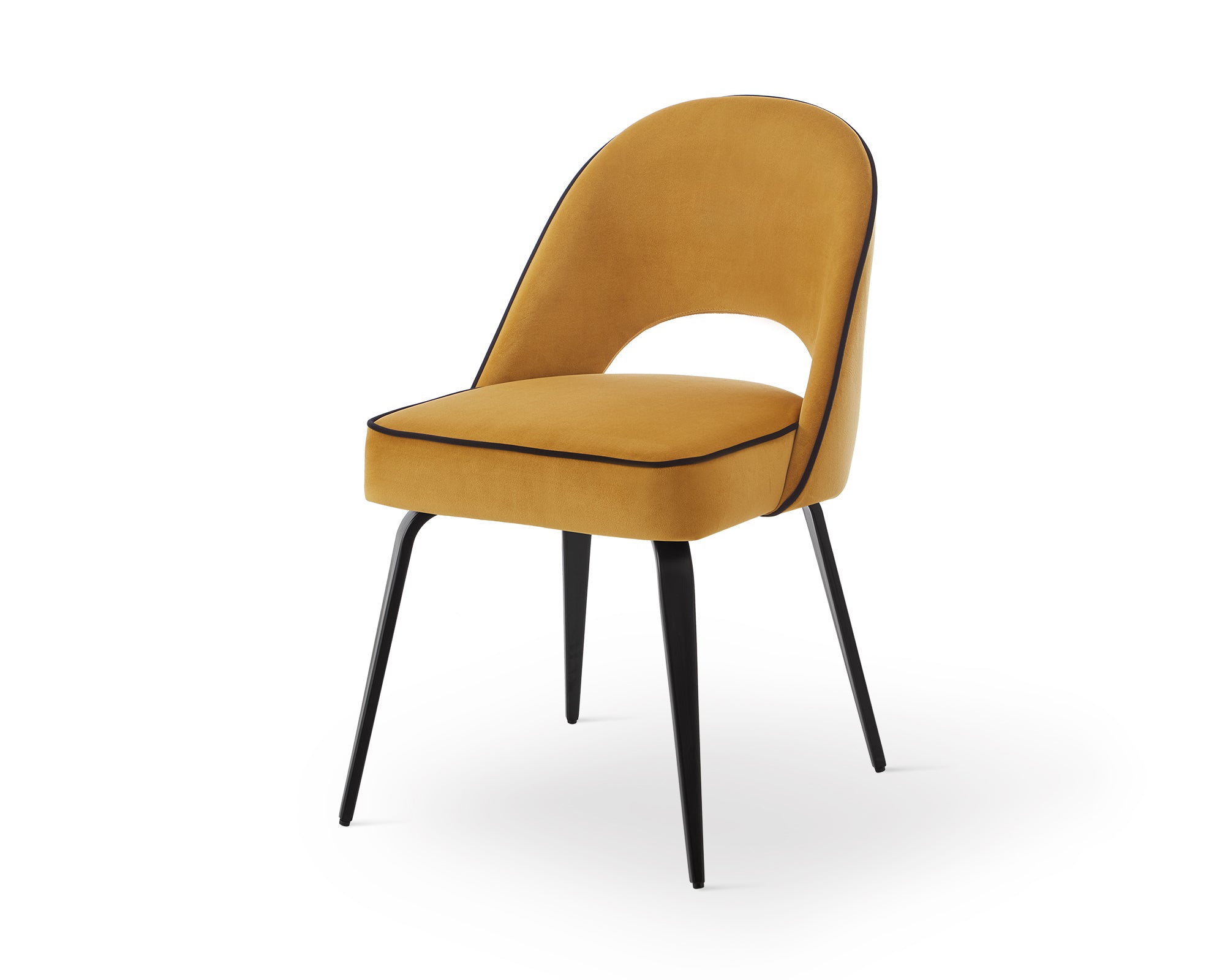 Yves Dining Chair Crib 5 (set of 2) - Megan Mustard