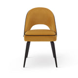Yves Dining Chair Crib 5 (set of 2) - Megan Mustard