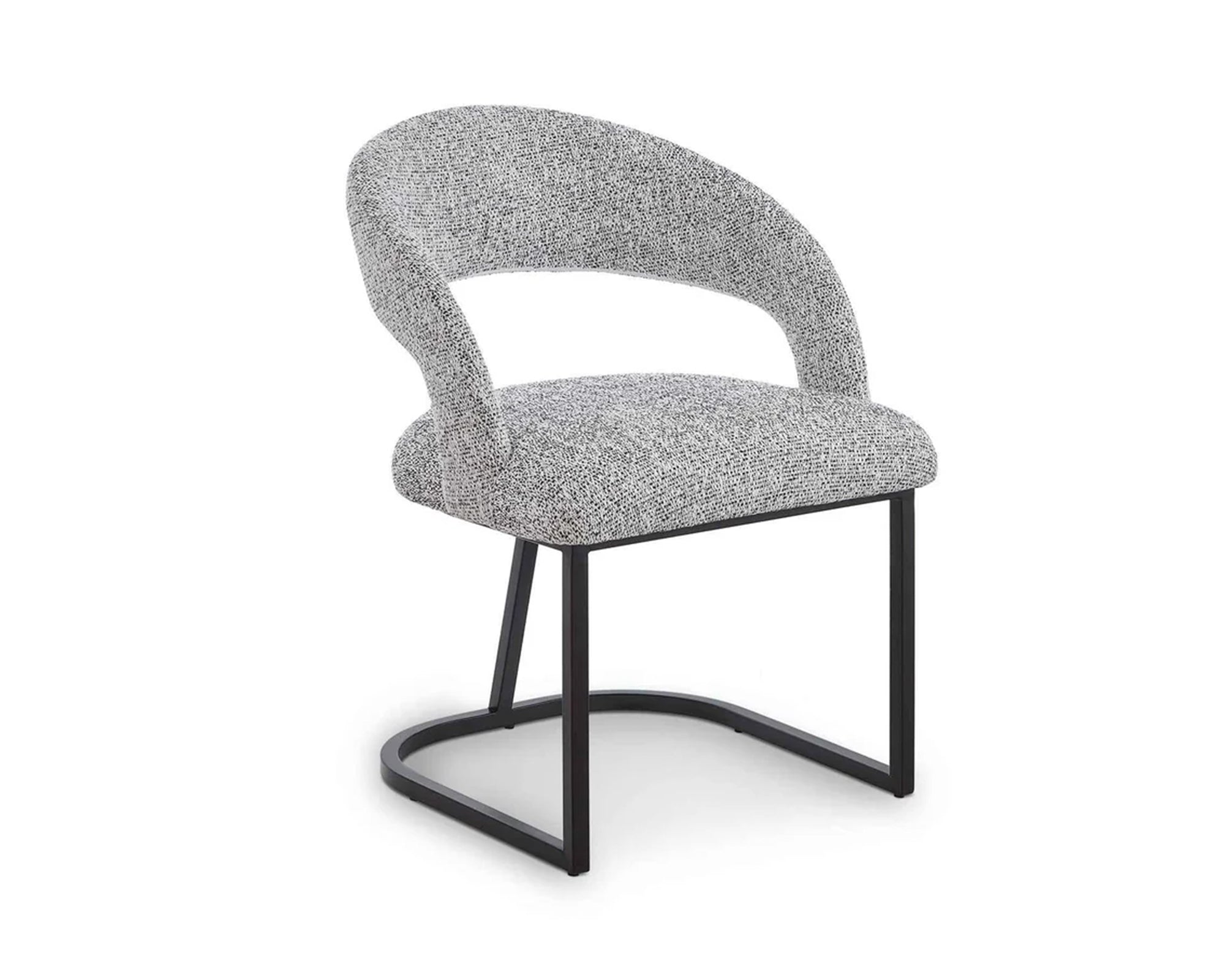 Liang & Eimil Alfie Dining Chair (CRIB 5) – Talbot Freckle & Matt Black