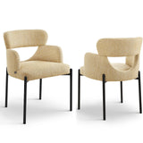 Liang & Eimil Aga Dining Chair (CRIB5) – Field Sand – Set of 2