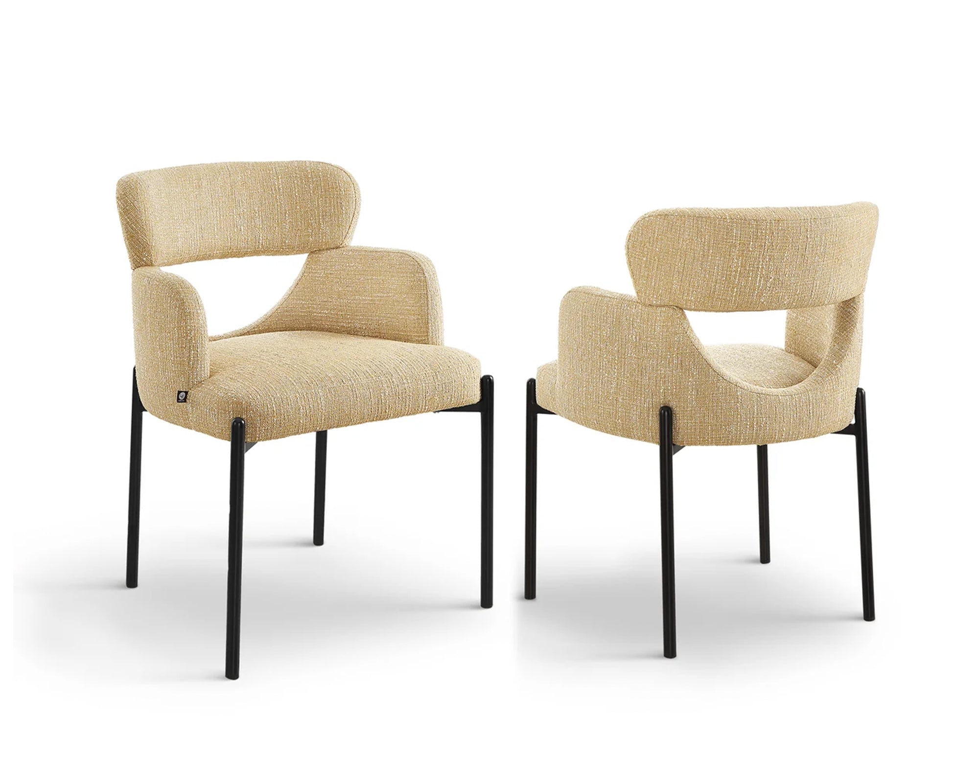 Liang & Eimil Aga Dining Chair (CRIB5) – Field Sand – Set of 2