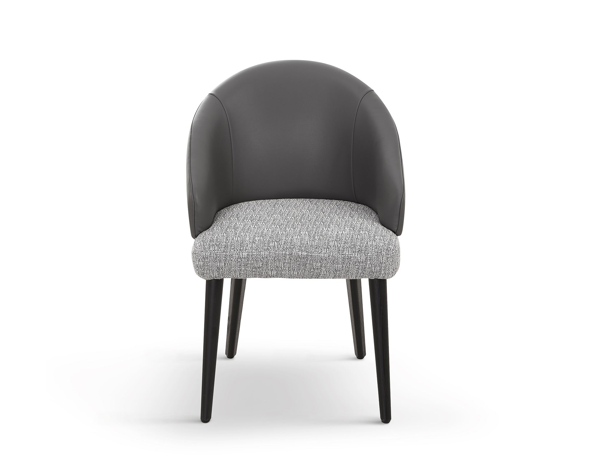 Liang & Eimil Agadir Dining Chair (CRIB 5) – Kelpa Grey & Vegan Grey Leather