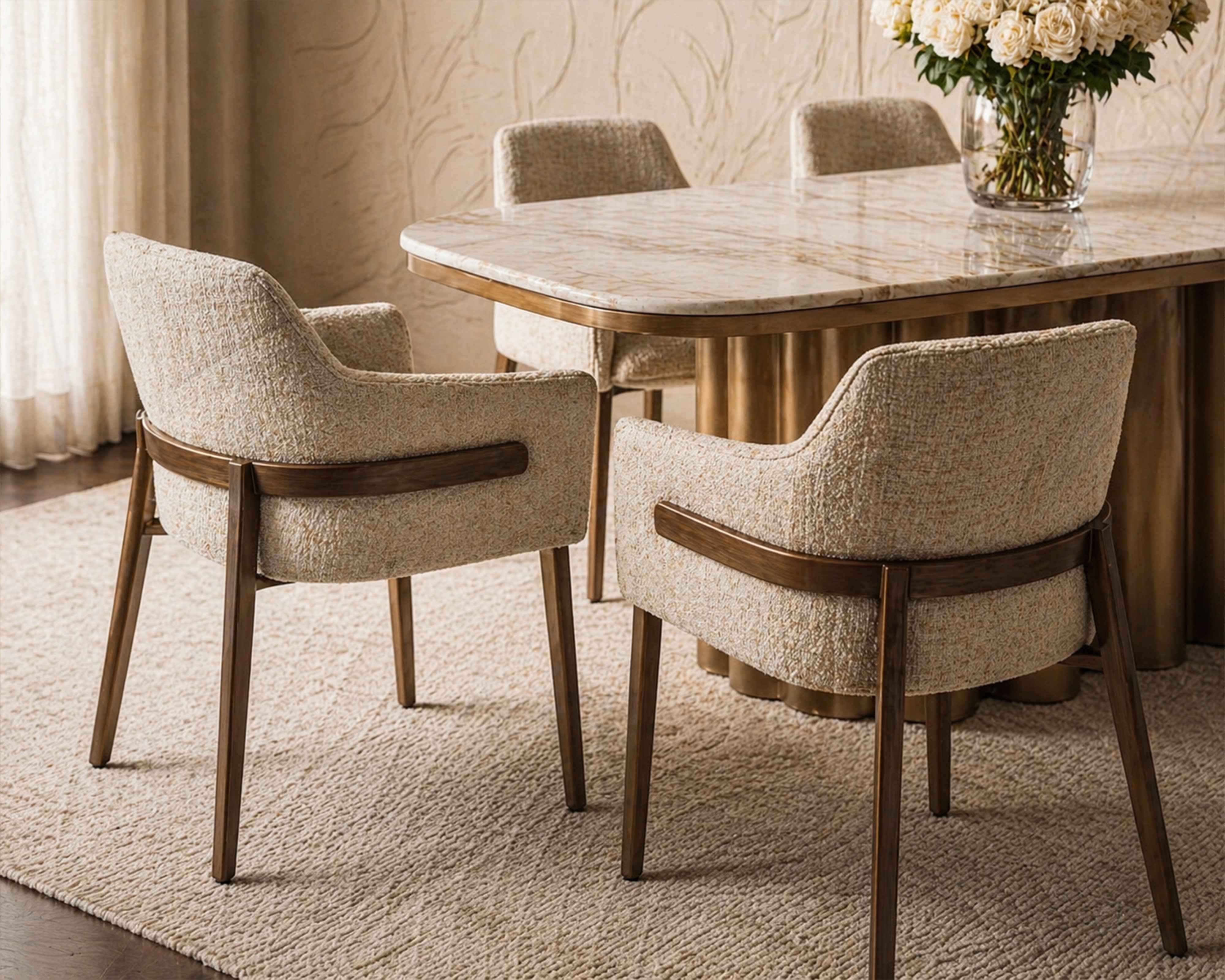 Liang & Eimil Tessa Dining Chair – Field Beige (CRIB 5) – Set of 2