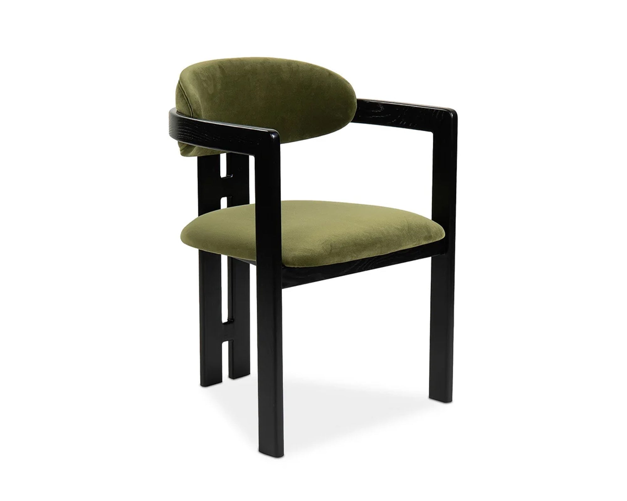 Liang & Eimil Neo Dining Chair (CRIB 5) – Kaster II Olive & Matt Black
