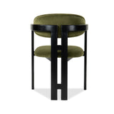 Neo Dining Chair (Crib 5)  -  Kaster II Olive & Matt Black