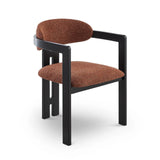 Liang & Eimil Neo Dining Chair (CRIB 5) – Bari Chestnut Red & Matt Black