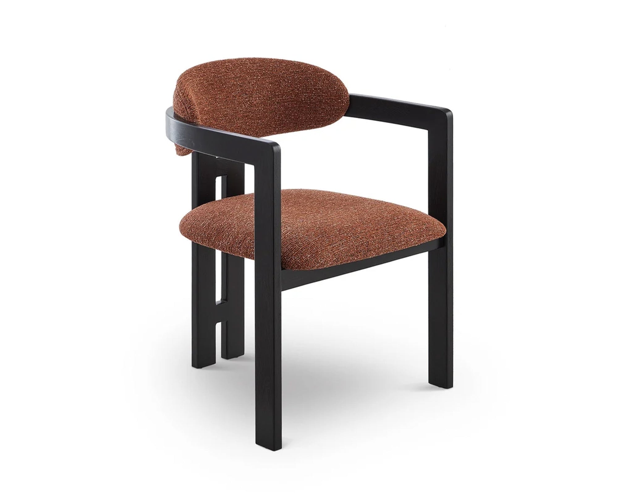 Liang & Eimil Neo Dining Chair (CRIB 5) – Bari Chestnut Red & Matt Black