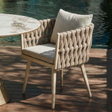 Liang & Eimil Charly Dining Chair – Forest Beige & Warm Ivory (CRIB 5)