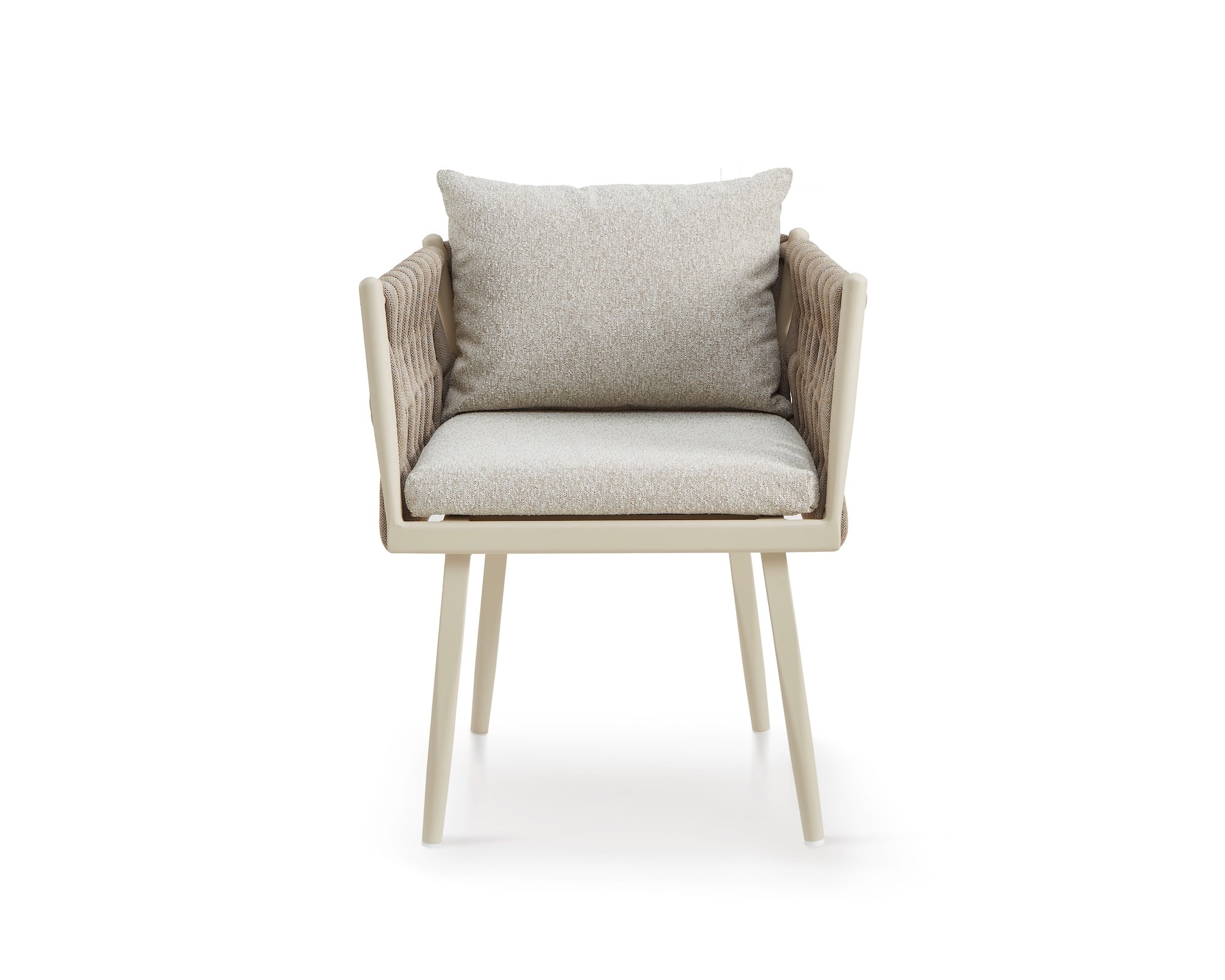 Liang & Eimil Charly Dining Chair – Forest Beige & Warm Ivory (CRIB 5)