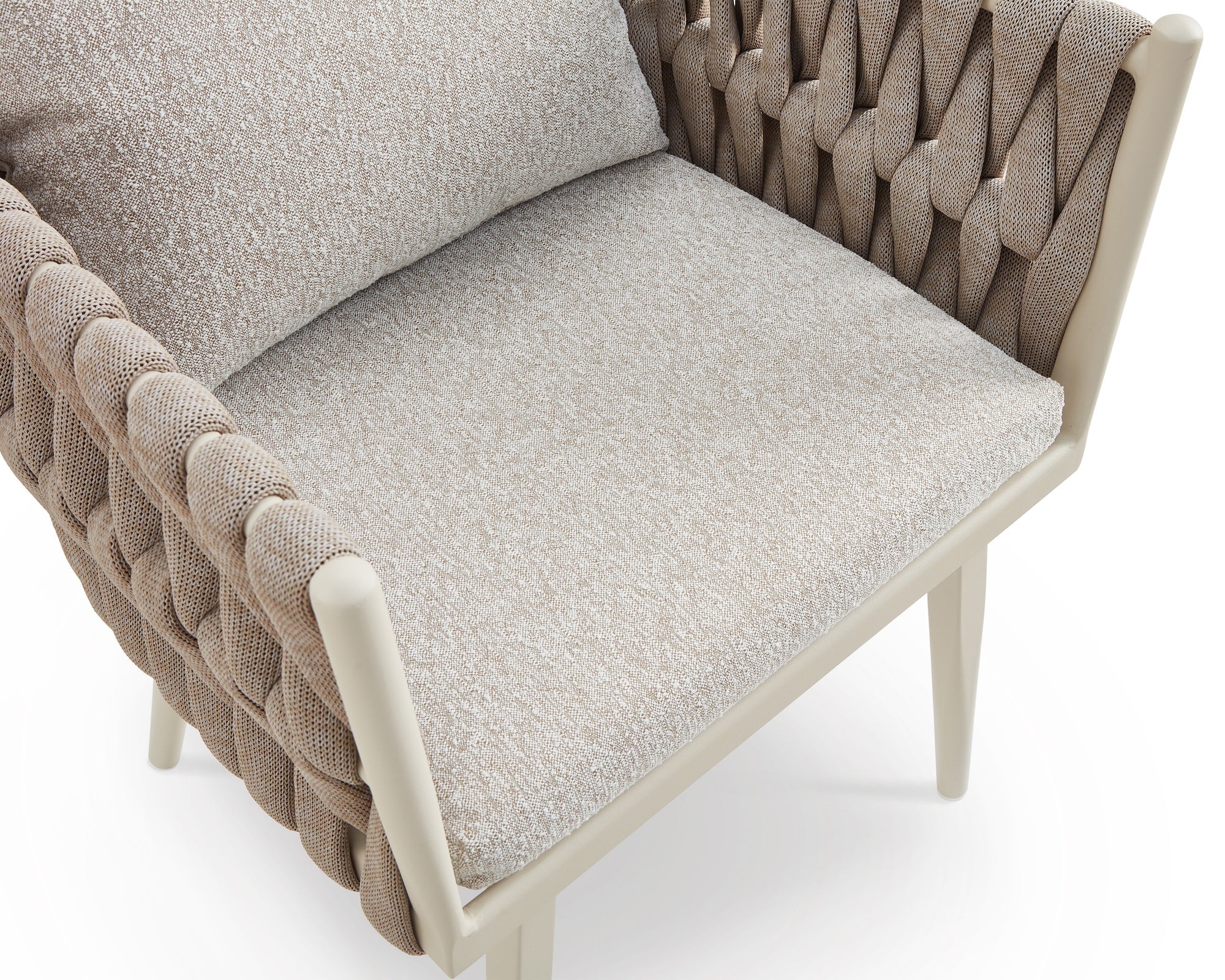 Liang & Eimil Charly Dining Chair – Forest Beige & Warm Ivory (CRIB 5)