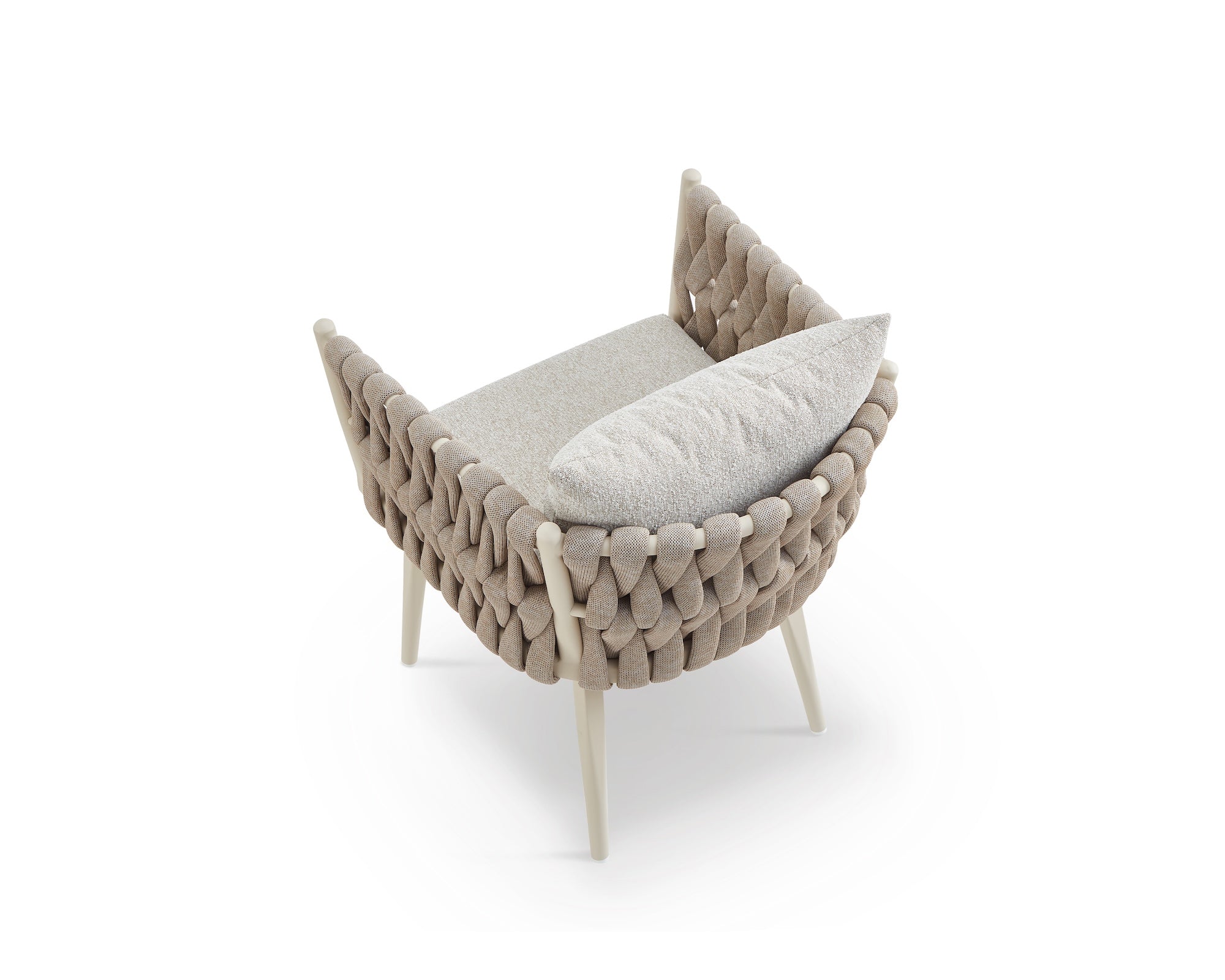 Liang & Eimil Charly Dining Chair – Forest Beige & Warm Ivory (CRIB 5)