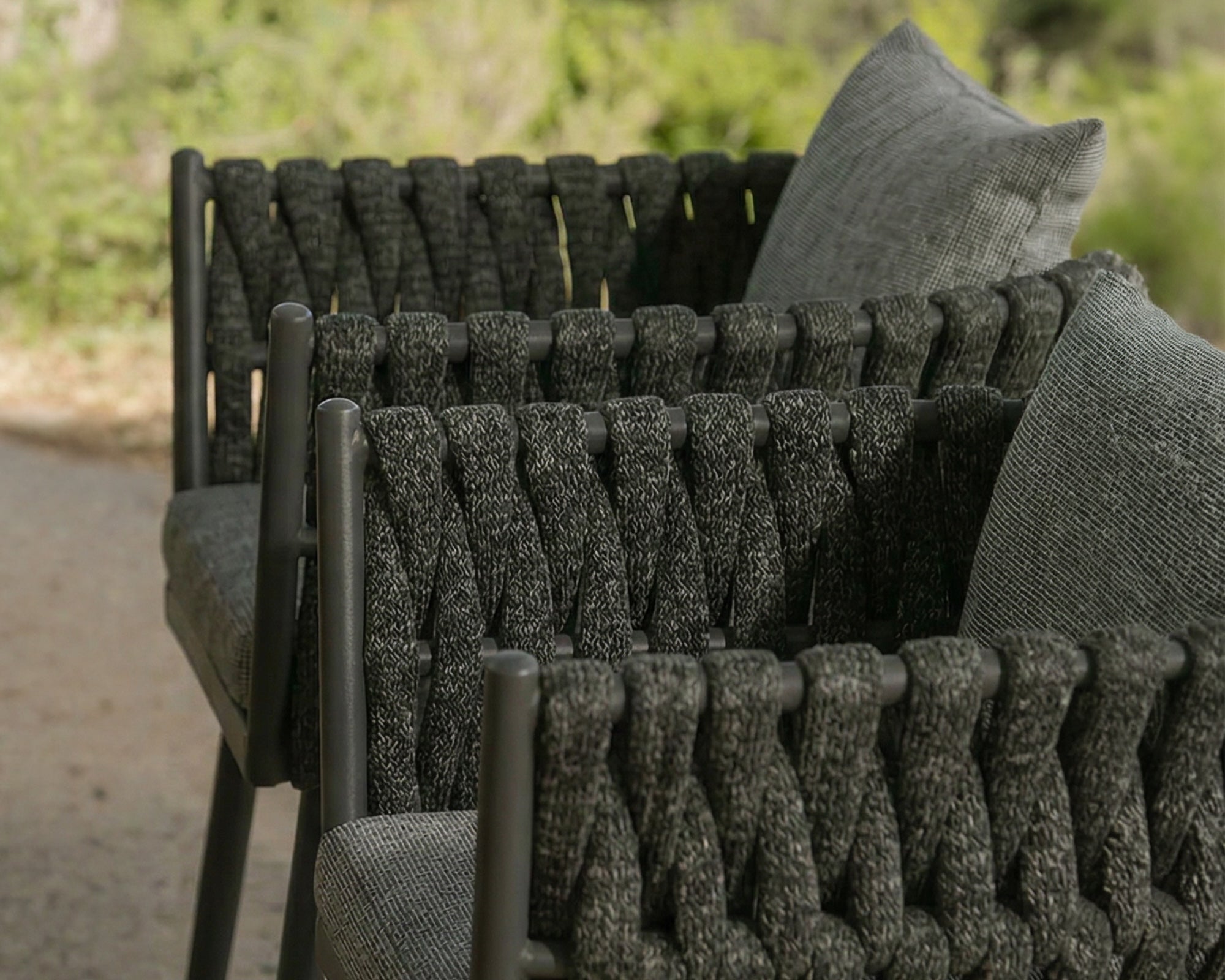 Liang & Eimil Charly Dining Chair – Hunter Stone & Charcoal Grey (CRIB 5)
