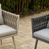 Liang & Eimil Charly Dining Chair – Hunter Stone & Charcoal Grey (CRIB 5)