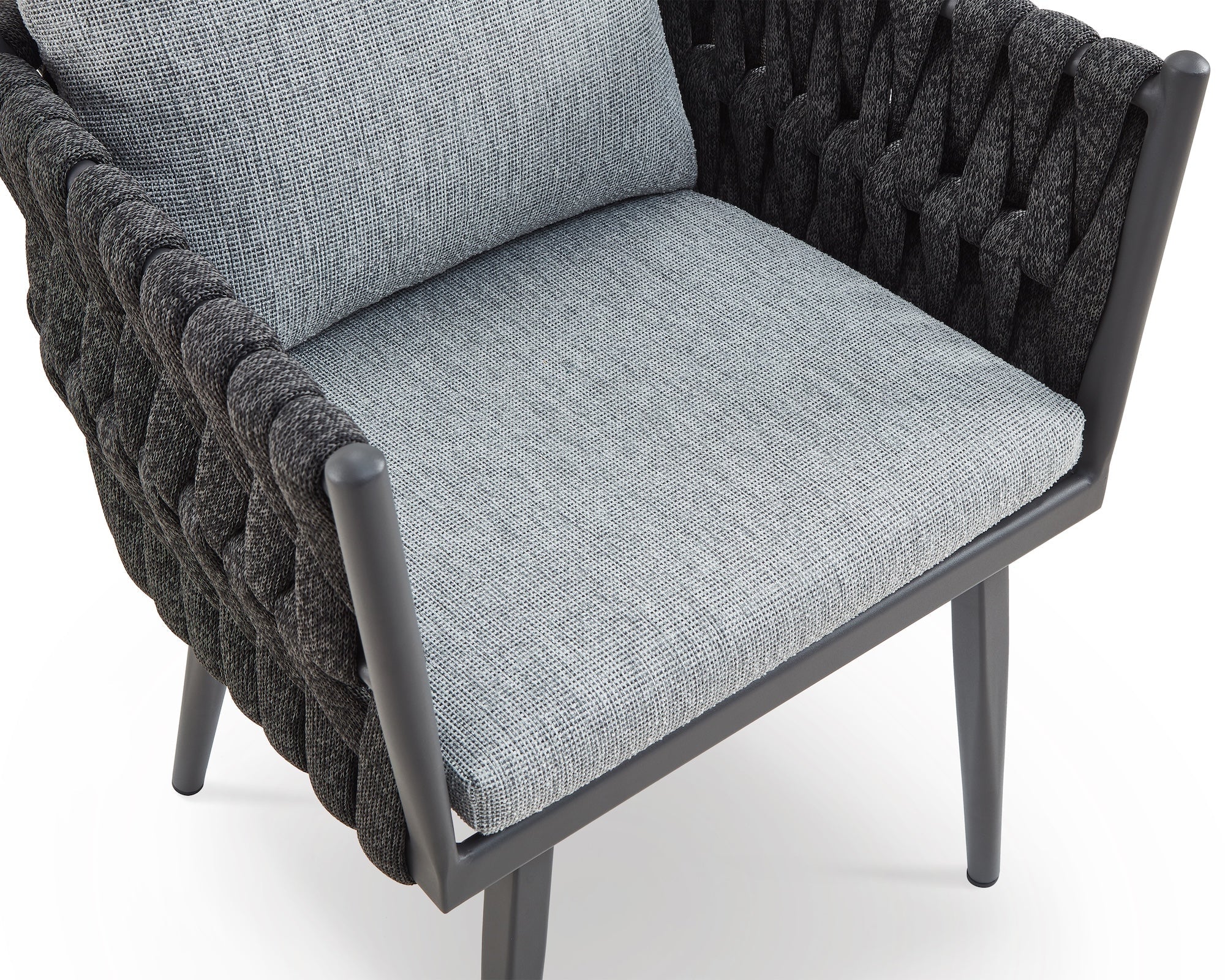 Liang & Eimil Charly Dining Chair – Hunter Stone & Charcoal Grey (CRIB 5)