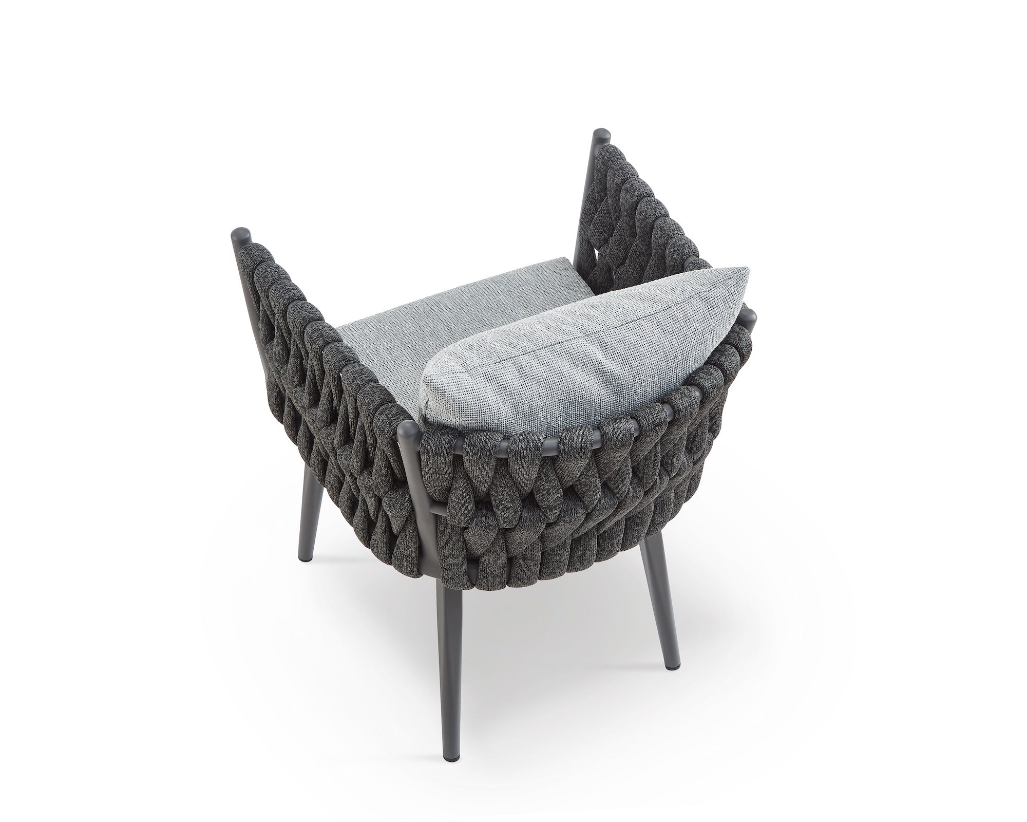 Liang & Eimil Charly Dining Chair – Hunter Stone & Charcoal Grey (CRIB 5)