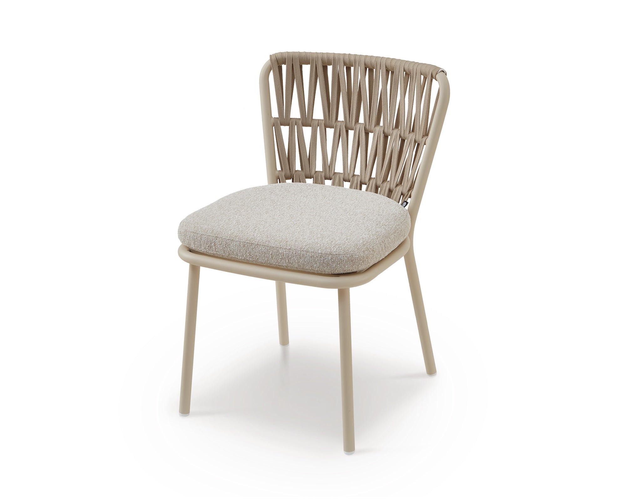 Liang & Eimil Ariana Outdoor Dining Chair – Forest Beige & Warm Ivory (CRIB 5) – Set of 2