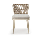 Liang & Eimil Ariana Outdoor Dining Chair – Forest Beige & Warm Ivory (CRIB 5) – Set of 2