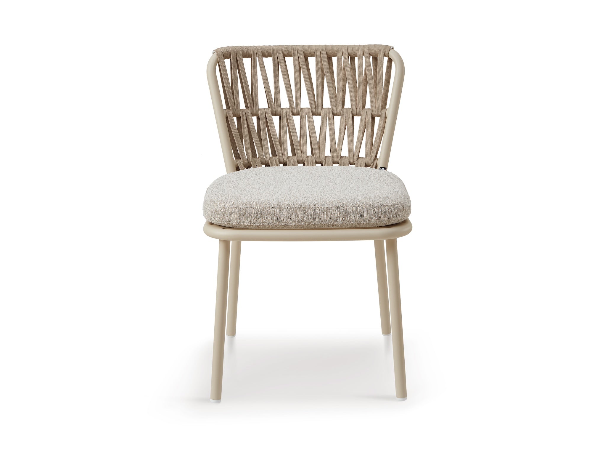 Liang & Eimil Ariana Outdoor Dining Chair – Forest Beige & Warm Ivory (CRIB 5) – Set of 2