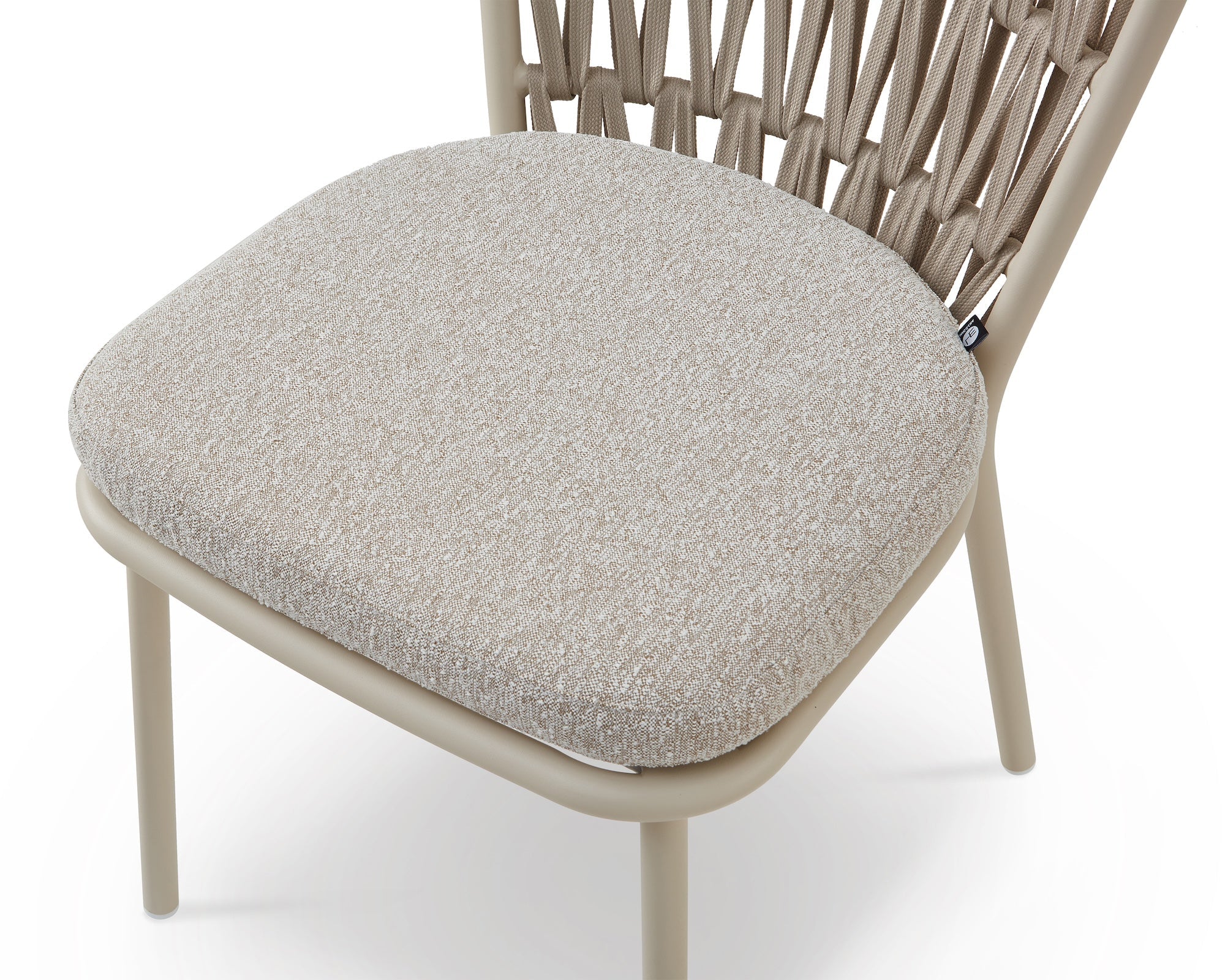 Liang & Eimil Ariana Outdoor Dining Chair – Forest Beige & Warm Ivory (CRIB 5) – Set of 2