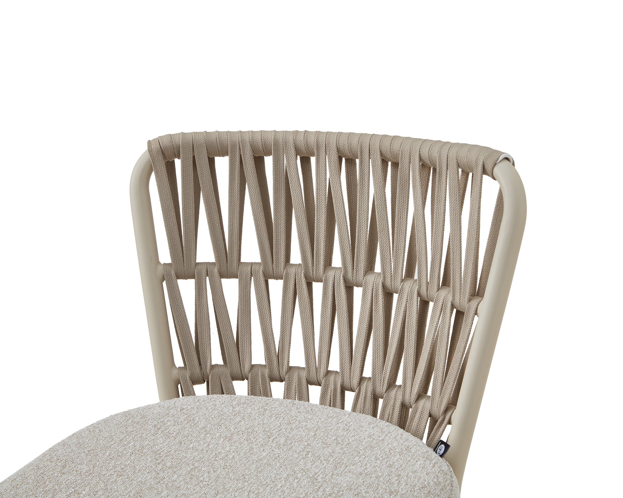 Liang & Eimil Ariana Outdoor Dining Chair – Forest Beige & Warm Ivory (CRIB 5) – Set of 2