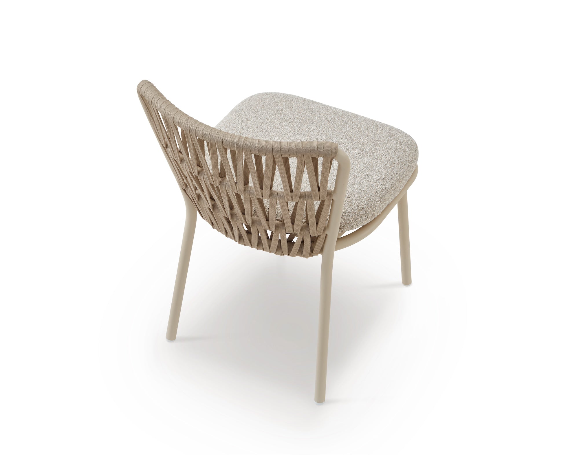 Liang & Eimil Ariana Outdoor Dining Chair – Forest Beige & Warm Ivory (CRIB 5) – Set of 2
