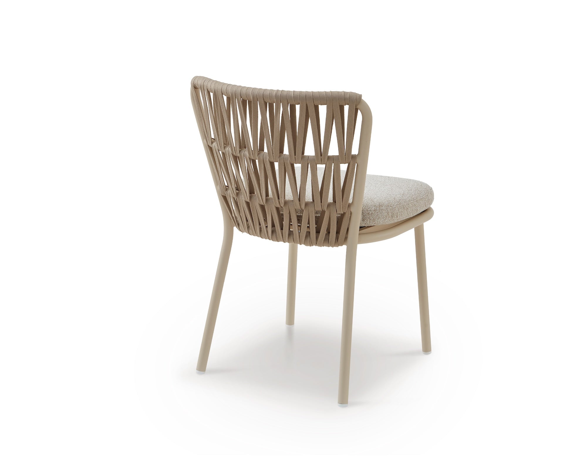 Liang & Eimil Ariana Outdoor Dining Chair – Forest Beige & Warm Ivory (CRIB 5) – Set of 2