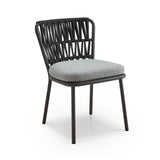 Liang & Eimil Ariana Outdoor Dining Chair – Hunter Stone & Charcoal Grey (CRIB 5) – Set of 2