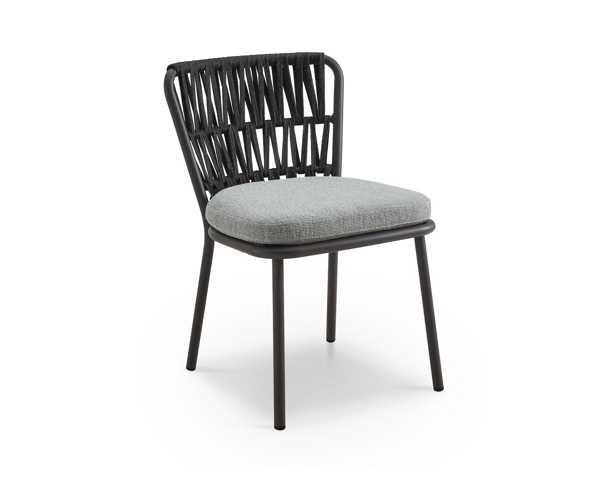 Liang & Eimil Ariana Outdoor Dining Chair – Hunter Stone & Charcoal Grey (CRIB 5) – Set of 2