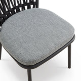 Liang & Eimil Ariana Outdoor Dining Chair – Hunter Stone & Charcoal Grey (CRIB 5) – Set of 2