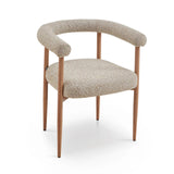 Liang & Eimil Nantes Outdoor Dining Chair – Lima Beige & Walnut (CRIB 5)