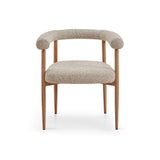 Liang & Eimil Nantes Outdoor Dining Chair – Lima Beige & Walnut (CRIB 5)