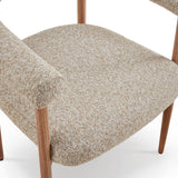 Liang & Eimil Nantes Outdoor Dining Chair – Lima Beige & Walnut (CRIB 5)