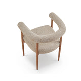 Liang & Eimil Nantes Outdoor Dining Chair – Lima Beige & Walnut (CRIB 5)